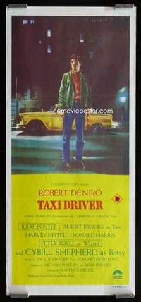 z032 TAXI DRIVER Aust daybill movie poster '76 De Niro, Scorsese