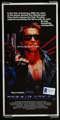 z037 TERMINATOR Aust daybill movie poster '84 Arnold Schwarzenegger