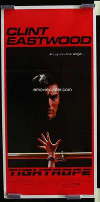 z049 TIGHTROPE Aust daybill movie poster '84 Clint Eastwood, Bujold
