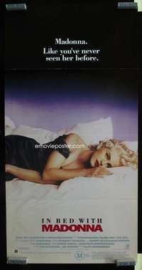 z063 TRUTH OR DARE Aust daybill movie poster '91 In Bed With Madonna!