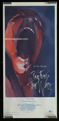 z078 WALL Aust daybill movie poster '82 Pink Floyd, Roger Waters