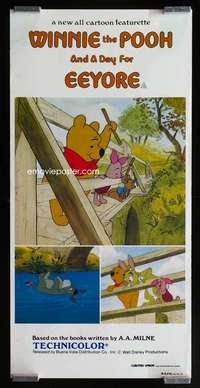 z091 WINNIE THE POOH & A DAY FOR EEYORE Aust daybill movie poster '83
