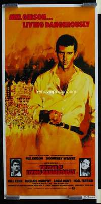 z095 YEAR OF LIVING DANGEROUSLY Aust daybill movie poster '83 Gibson