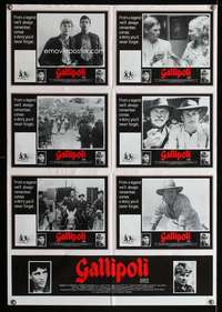 w569 GALLIPOLI Aust LC poster movie poster '81 Peter Weir, Mel Gibson