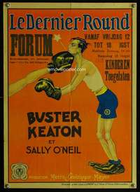 w001 BATTLING BUTLER Belgian 24x34 movie poster '26 Buster Keaton