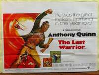 w109 FLAP British quad movie poster '70 Native American Anthony Quinn