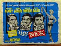 w145 IN THE NICK British quad movie poster '60 sexy Anne Aubrey!