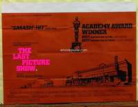 w155 LAST PICTURE SHOW British quad movie poster '71 Bogdonovich