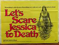 w157 LET'S SCARE JESSICA TO DEATH British quad movie poster '71