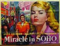 w179 MIRACLE IN SOHO British quad movie poster '57 Emeric Pressburger