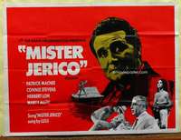 w182 MISTER JERICO British quad movie poster '70 Patrick Macnee