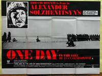 w198 ONE DAY IN THE LIFE OF IVAN DENISOVICH British quad movie poster '71