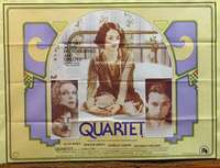 w212 QUARTET British quad movie poster '81 James Ivory, Merchant