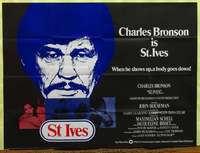 w238 ST IVES British quad movie poster '76 Charles Bronson, Bisset