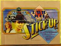 w245 STICK UP British quad movie poster '77 David Soul in cool fedora!