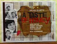 w256 TASTE OF HONEY British quad movie poster '62 Tony Richardson