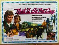 w260 THAT'LL BE THE DAY British quad movie poster '73 David Essex