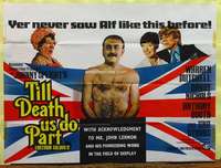 w265 TILL DEATH US DO PART British quad movie poster '69 English sex!