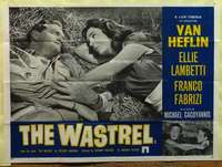 w278 WASTREL British quad movie poster '61 Van Heflin, Cacoyannis
