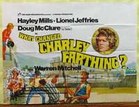 w280 WHAT CHANGED CHARLEY FARTHING British quad movie poster '74