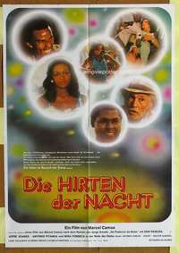 w404 BLACK ORPHEUS German movie poster R70s Marcel Camus, Orfeu Negro
