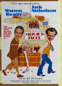 w438 FORTUNE German movie poster '75 Jack Nicholson, Warren Beatty