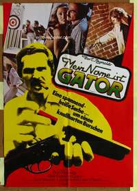 w443 GATOR German movie poster '76 Burt Reynolds, Lauren Hutton
