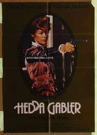 w461 HEDDA German movie poster '75 Glenda Jackson, Henrik Ibsen