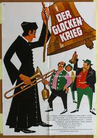 w462 HEIRATEN VERBOTEN German movie poster R60s Der Glockenkrieg!