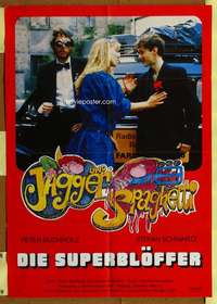 w477 JAGGER UND SPAGHETTI German movie poster '84 Peter Buchholz