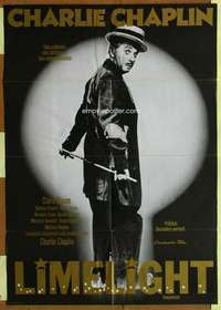 w488 LIMELIGHT German movie poster R75 great Charlie Chaplin image!