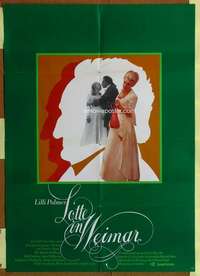 w492 LOTTE IN WEIMAR German movie poster '74 Lilli Palmer, cool image!