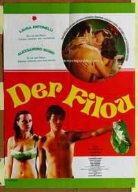w494 LOVERS & OTHER RELATIVES German movie poster '73 sexy Antonelli!