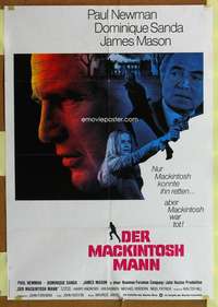 w495 MACKINTOSH MAN German movie poster '73 Paul Newman, John Huston