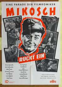 w507 MIKOSCH RUCKT EIN German movie poster R60s military comedy!