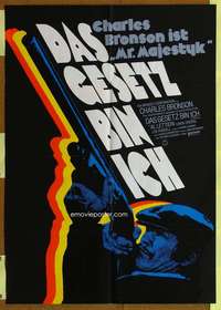 w513 MR MAJESTYK German movie poster '74 Charles Bronson, Fleischer