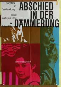 w534 SANMA NO AJI German movie poster '62 Yasujiro Ozu, Japanese!
