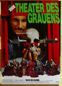 w548 THEATRE OF BLOOD German movie poster '73 Vincent Price, horror!