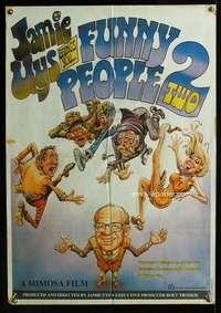 w302 FUNNY PEOPLE 2 Lebanese movie poster '83 Jamie Uys, South Africa!