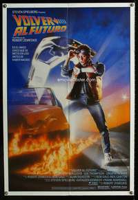 w315 BACK TO THE FUTURE South American movie poster '85 Michael J. Fox