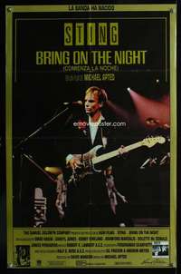 w318 BRING ON THE NIGHT South American movie poster '85 Sting!