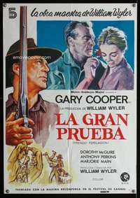 w346 FRIENDLY PERSUASION Spanish movie poster R82 Gary Cooper, Wyler
