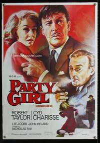 w356 PARTY GIRL Spanish movie poster R86 Cyd Charisse, Nicolas Ray