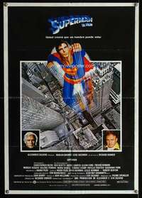 w367 SUPERMAN Spanish movie poster '79 Chris Reeve, Hackman