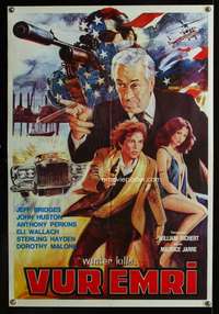 w048 WINTER KILLS Turkish movie poster '79 Jeff Bridges, John Huston