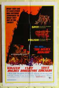 a201 DEVIL'S BRIGADE one-sheet movie poster '68 William Holden, Rennie