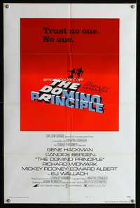 a232 DOMINO PRINCIPLE style B one-sheet movie poster '77 Gene Hackman, Bergen