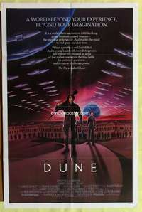 a249 DUNE one-sheet movie poster '84 David Lynch sci-fi fantasy epic!