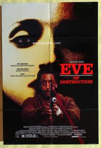 a277 EVE OF DESTRUCTION DS one-sheet movie poster '91 Renee Soutendijk