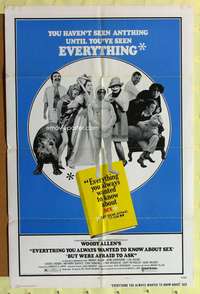a281 EVERYTHING YOU ALWAYS WANTED TO KNOW ABOUT SEX one-sheet movie poster